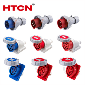 正品HTCN工业防水插头插座3芯4芯5芯32A插头HTN0241/HTN0251HTN4251