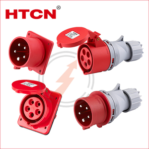 HTN工业插头插座3芯4芯5芯32A公母插头HTN025/HTN225HTN425HTN625